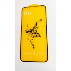 Захисне скло 6D PREMIUM для IPhone 13 6.1“  black  чорний