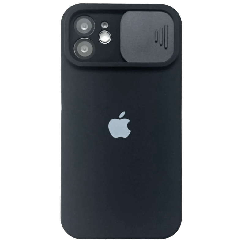 Silicone Case SLIDER Full Camera SQUARE side for iPhone 12 Pro Max