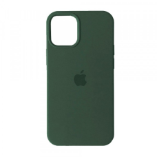 Чохол для Apple iPhone 14 Pro Silicone Case Full / закритий низ Хакі/ (58) pine green