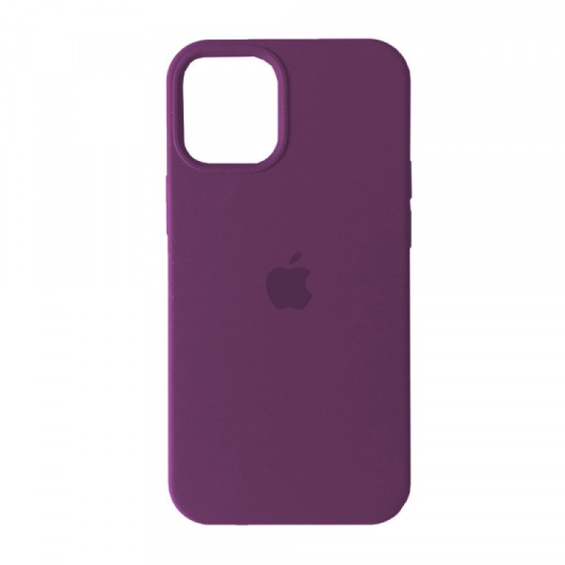 Silicone Case Full для iPhone 15 Plus закритий низ / 15+ purple фіолетовий