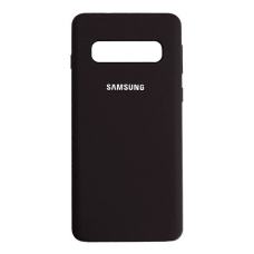 Silicone Case Full для Samsung S10 Black черный закрі