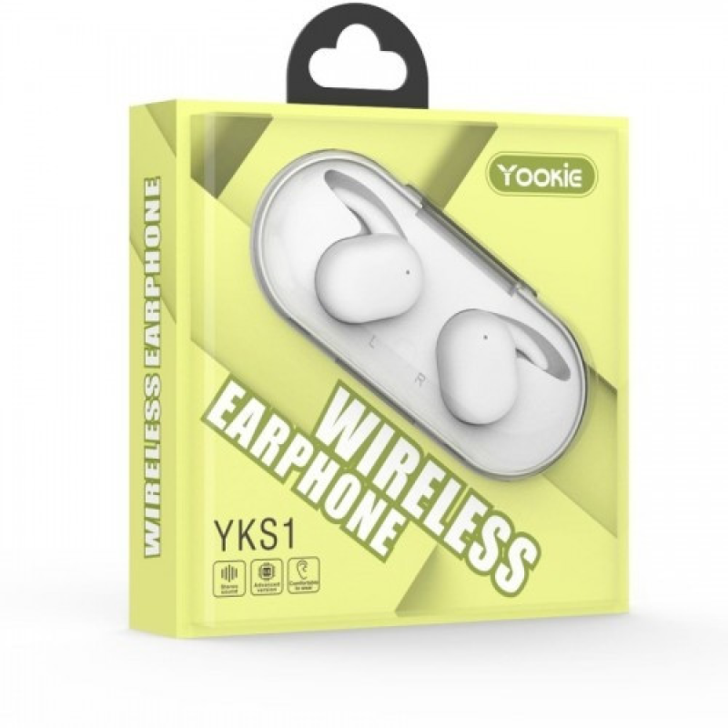 Bluetooth TWS навушники Yookie YKS1 Білий