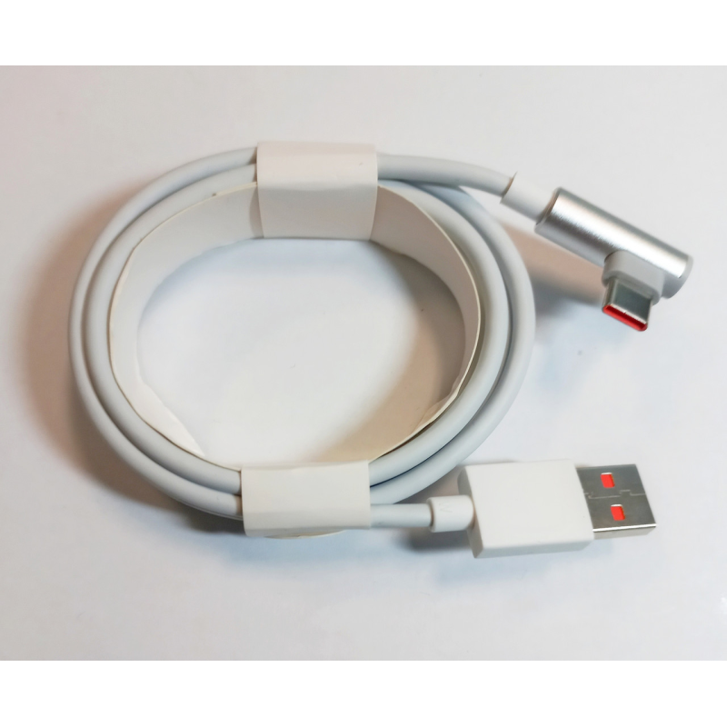 USB cable Type-C Mi (fast 6,0 A) тих пак білий підтримує функцію швидкого заряджання 33 wAt