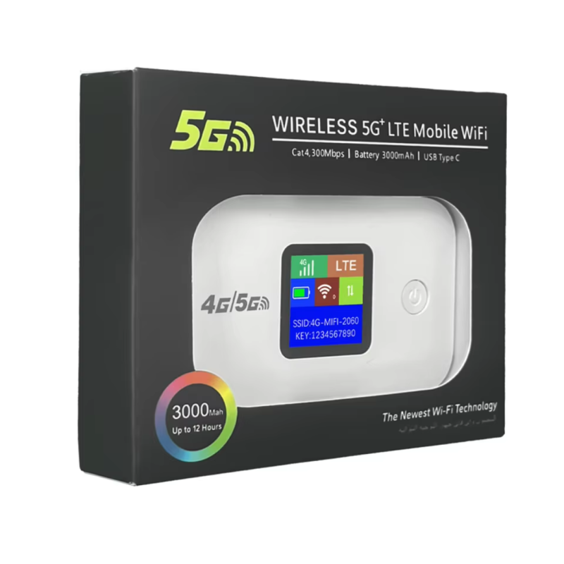4g модем мобільний Wi-Fi роутер з акумулятором 3000 мА·год під сім карту 150 Мбіт/с