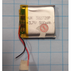 Акумулятор внутрішній 5.5х28х28 мм (500 mAh 3,7V) 582728 AAA клас в Запоріжжі