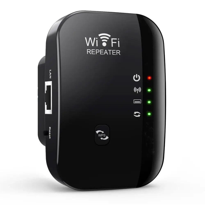 Бездротовий репітер підсилювач сигналу 4 індикатори WPS Wi-Fi 300 Мбіт/с 2.4G