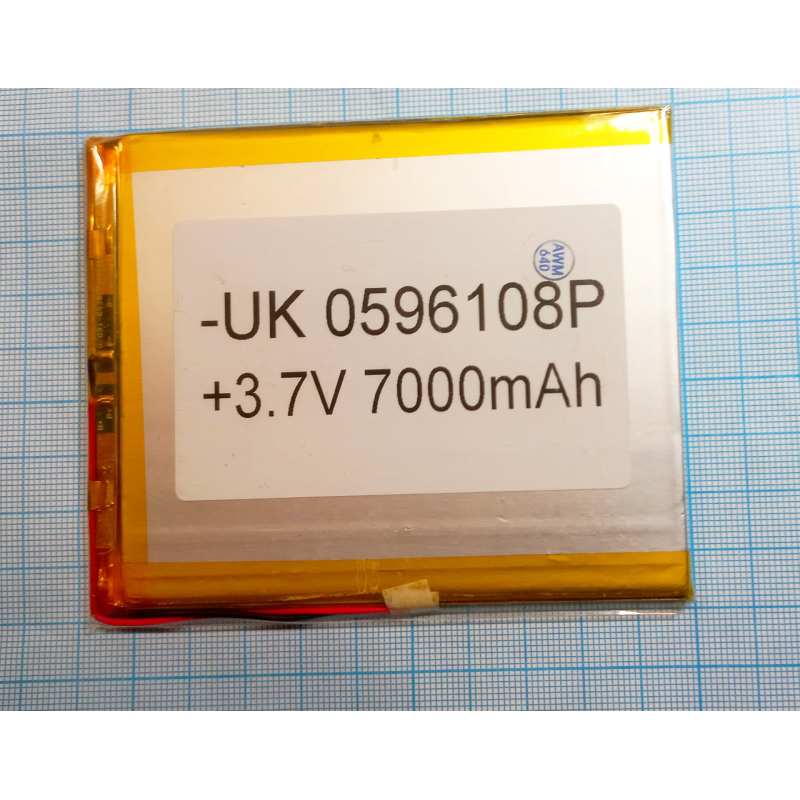 Внутрішній акумулятор 05*86*105 (7000 mAh 3,7V) 0596108 AAA клас у Запоріжжі