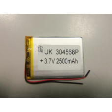 Внутрішній Акумулятор 3,5*49*69 (2500mAh 3,7 V) 304568 AAA клас в Запоріжжі