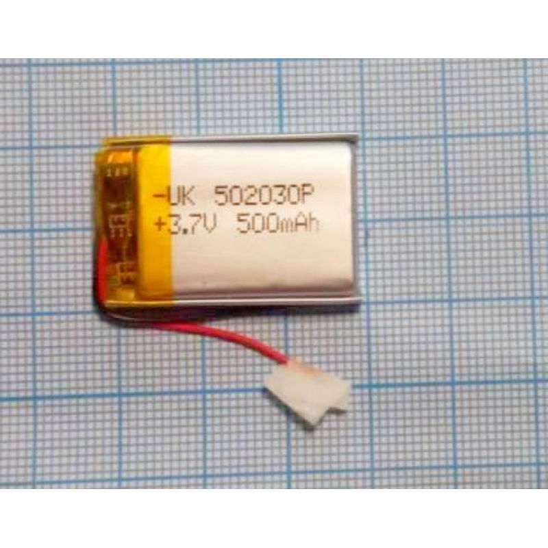 Внутрішній акумулятор 4,8*30*20 (500 mAh 3,7V) 502030 AAA клас в Запоріжжі