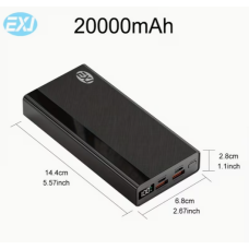 Повербанк EXJ  20000 mAh з LED-дисплеєм і швидким заряджанням 22.5W