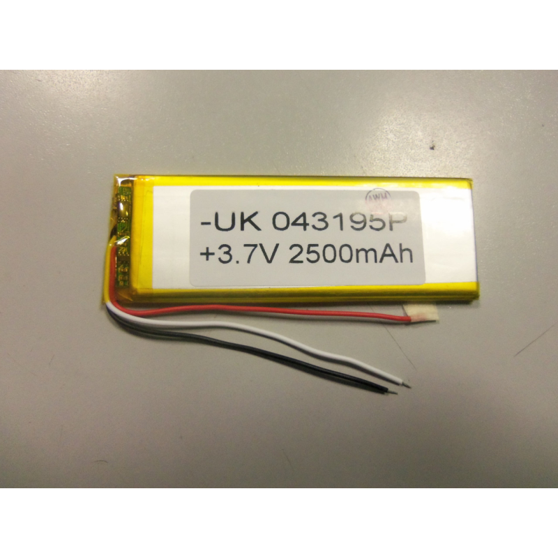 Внутрішній Акумулятор 3,8*33*97 (2500 mAh 3,7 V) 043195 AAA клас в Запоріжжі