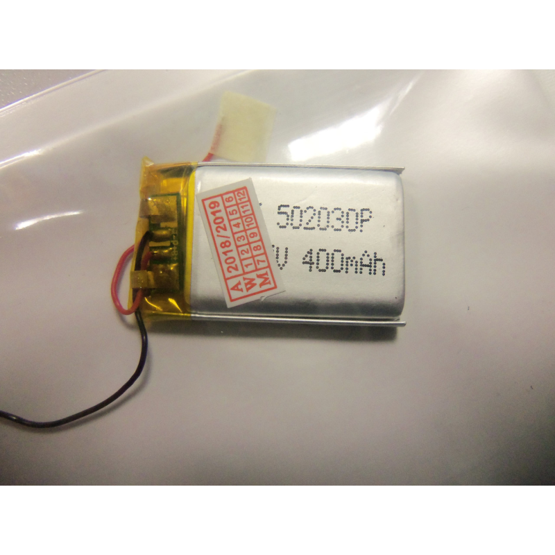 Аккумулятор  для  дронів, літаків і навігації,4.9*19.5*31  (500 mAh 3,7V)  502030