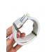 Кабель для зарядки SuperCalla на магнітах Cable Lightning(iPhone), Білий, 2.4 А, model-D34