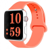 Браслет, силіконовий ремінець для Apple Watch 42-44 mm помаранчевий