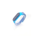 Ремінець для фітнес браслета MiBand 3/4 нейлон мі бенд 3/4 блакитний
