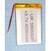Внутрішній акумулятор 3,7*64*96 (4000 mAh 3,7V) 386592 AAA клас