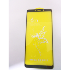 Захисне скло для Samsung Galaxy А9 2018 р 6D PREMIUM на весь екран чорний