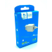 Адаптер живлення/Сітове ЗП DENMEN DC02V + кабель Micro USB (5V/2.1A/2USB) White
