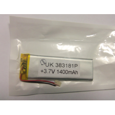 Внутрішній Акумулятор 3*28*88 (1400 mAh 3,7 V) 383181 AAA клас