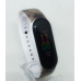 Ремінець силіконовий браслет Mi Band 5/6 мі бенд 5/6 пікселів білий