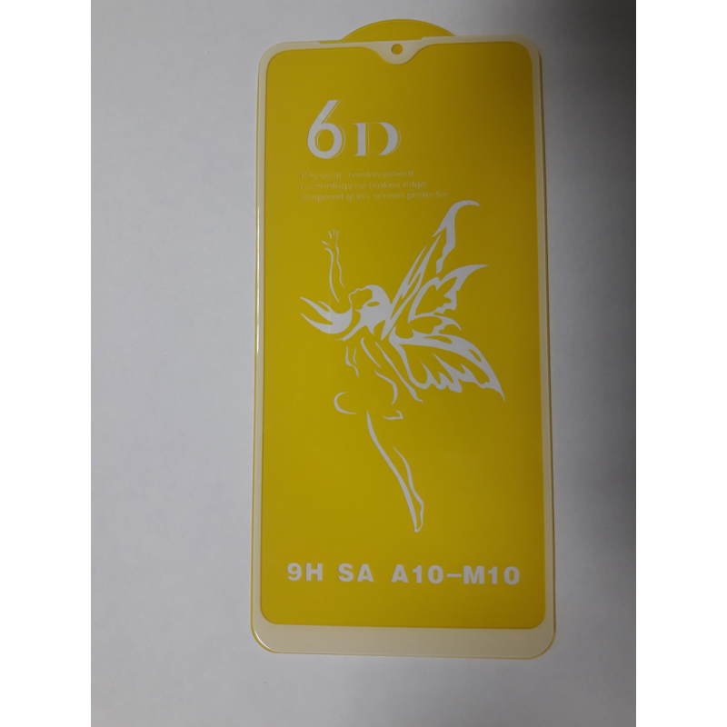 Захисне скло 6D Premium for Samsung A105 Galaxy A10 (2019)/M105 Galaxy M10 (2019) (0.33 mm) White