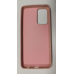 Чехол  Silicone Case (Full cover no logo) Samsung A52 пудра