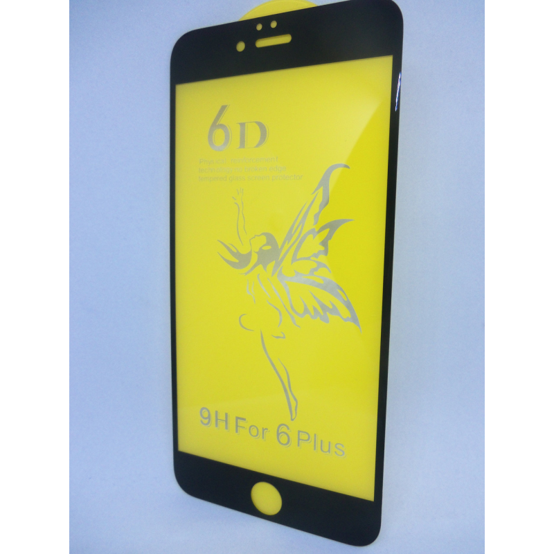 Захисне скло 6D PREMIUM для Iphone 6 plus Black
