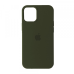 Чохол для Apple iPhone 14 Pro Silicone Case Full / закритий низ Хакі/ (48) virid