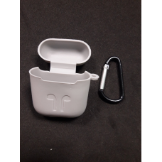 Чохол для навушників case Apple Airpods світло сірий