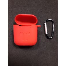 Чохол для навушників case Apple Airpods червоний