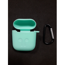 Чохол для навушників case Apple Airpods бірюзовий