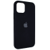 Silicone Case Full для iPhone 15 Pro Max /15 про макс закритий низ (15) pebble Темно-сірий