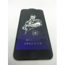 Захисне скло 6D FIRE KING ANTI BLUE LIGHT для APPLE IPHONE 6/6S Black (чорний)