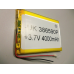 Внутрішній Акумулятор 3,8*65*89 (4000 mAh 3,7 V) 386590 AAA клас в Запоріжжі