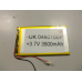 Акумулятор для планшета 105*62*3 (3500 mAh 3,7 V) 0460100 AAA клас в Запоріжжі