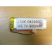 Внутрішній Акумулятор 3,1*20*68 (900 mAh 3,7 V) 042360 AAA клас в Запоріжжі