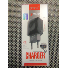 Сетевое зарядное устройство QualcommGrand GQ-C01 Quick Charge 3.0   быстрая зарядка USB 3.0  один  разъёма USB