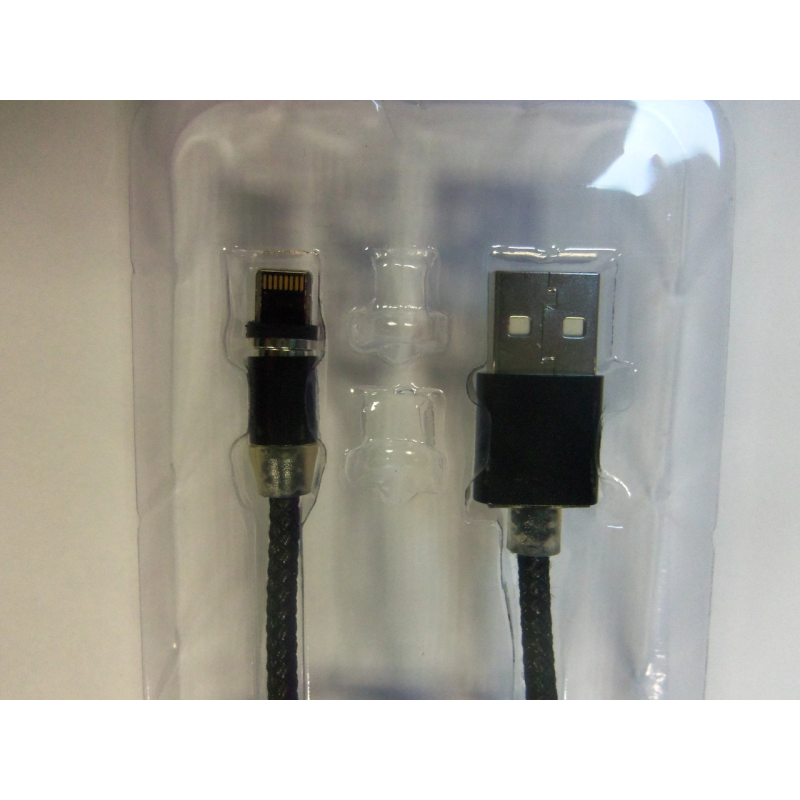 Магнітний кабель X-Cable Metal Magnetic Cable 360 Lightning