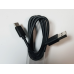 Кабель USB — Type-C з функцією швидкого заряджання та передавання даних USB to Type-C чорний 2,4 А 1 м тих упак