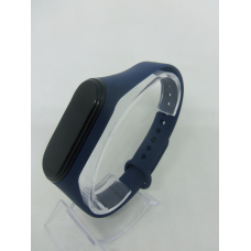 Ремінець силіконовий браслет Mi Band 3/4 MiBand 3/4 мі бенд 3/4 темно-синій