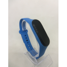 Ремінець силіконовий браслет Mi Band 3/4 MiBand 3/4 мі бенд 3/4 колір синій