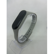Ремінець силіконовий браслет Mi Band 3/4 MiBand 3/4 мі бенд 3/4 колір сірий