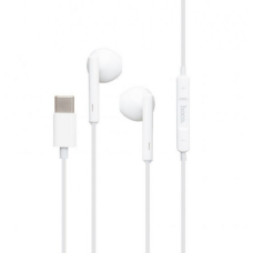 Навушники гарнітура Hoco M65 з мікрофоном Type-C White