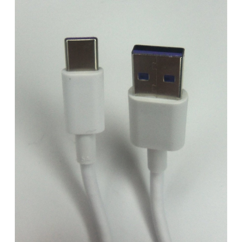 USB cable Type-C (fast 5,0 A) тих пак білий підтримує функцію швидкого заряджання