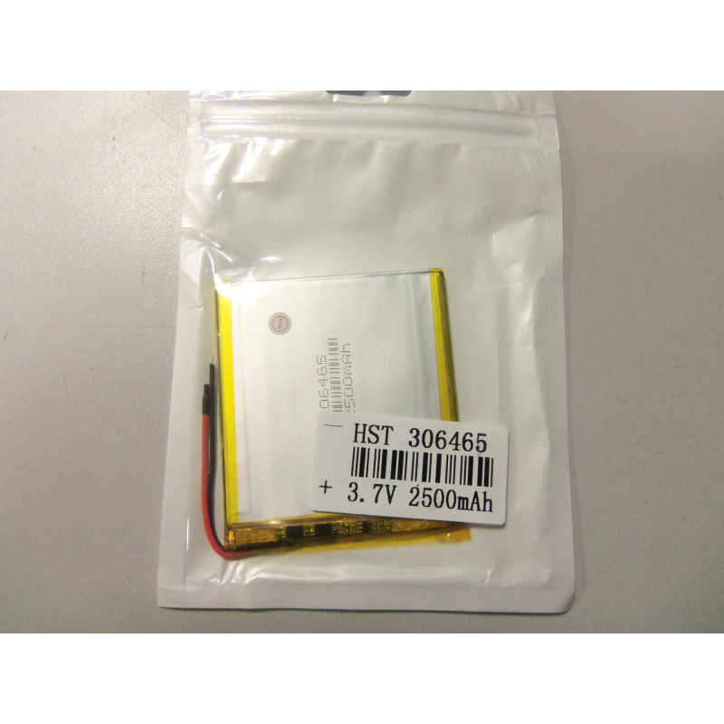 Внутрішній Акумулятор 03*64*65 (2500mAh 3,7 V) 306465 AAA клас в Запоріжжі