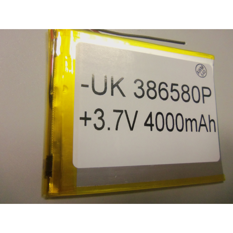 Внутрішній Акумулятор 3*65*80 (4000 mAh 3,7 V) 386580 AAA клас в Запоріжжі
