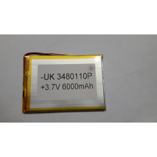 Внутрішній Акумулятор 3,*78*110 мм (6000 mAh 3,7 V) 3480110 AAA клас в Запоріжжі