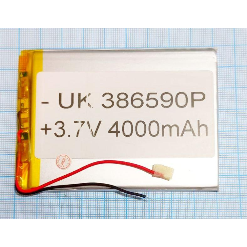 Внутрішній Акумулятор 3*65*92 (4000 mAh 3,7 V) 386590 AAA клас в Запоріжжі