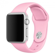 Браслет, силіконовий ремінець для Apple Watch 38-40 mm рожевий
