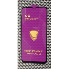 Захисне скло 9D Xiaomi Redmi 9A/9С